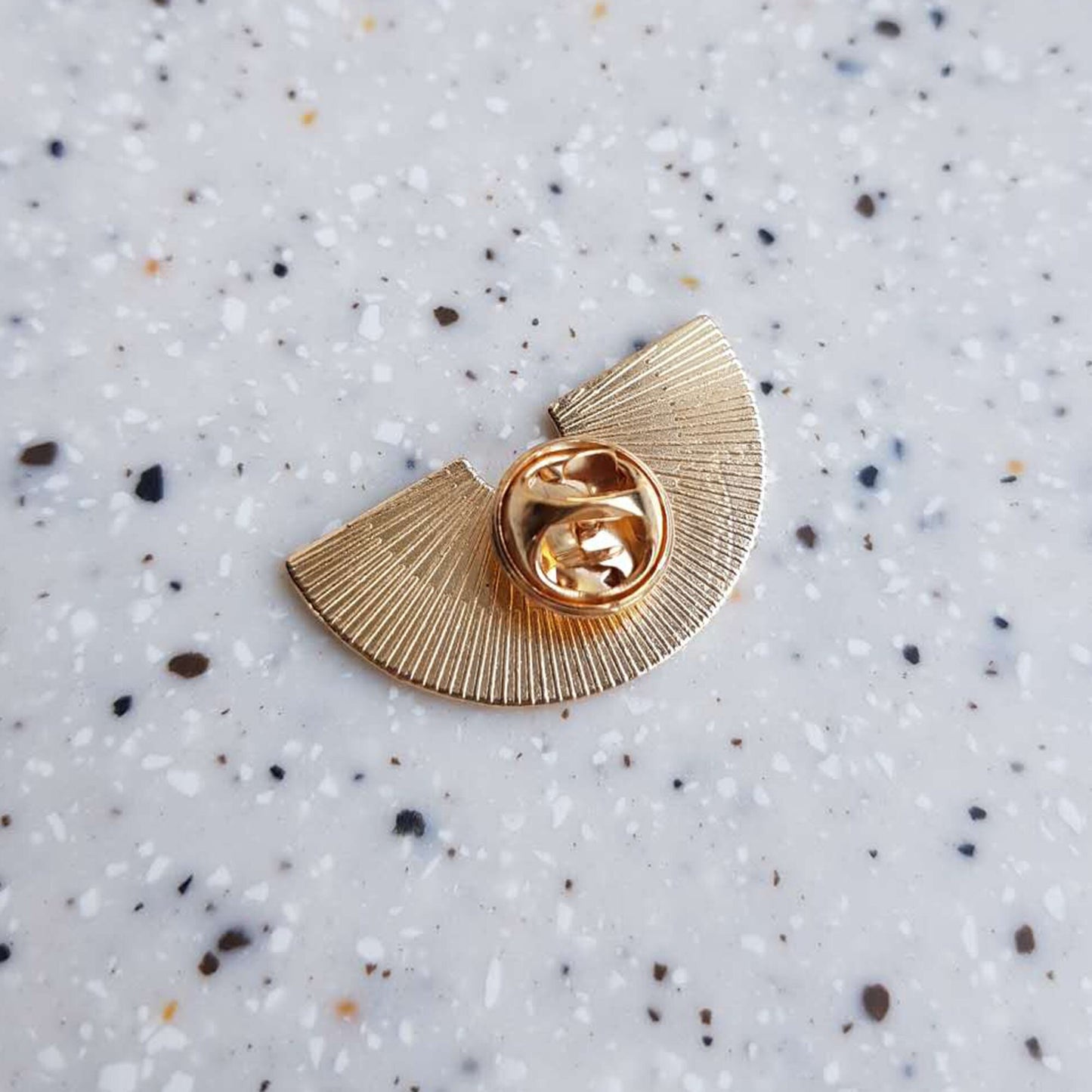 Enamel Rainbow & Cloud Pin Badge