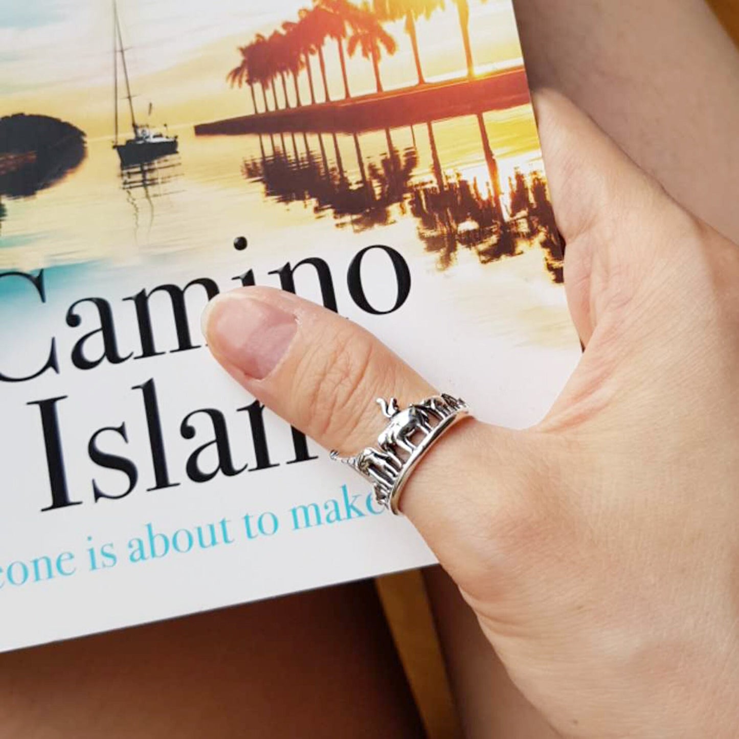 Sterling Silver Noah's Ark/Animal Zoo Ring