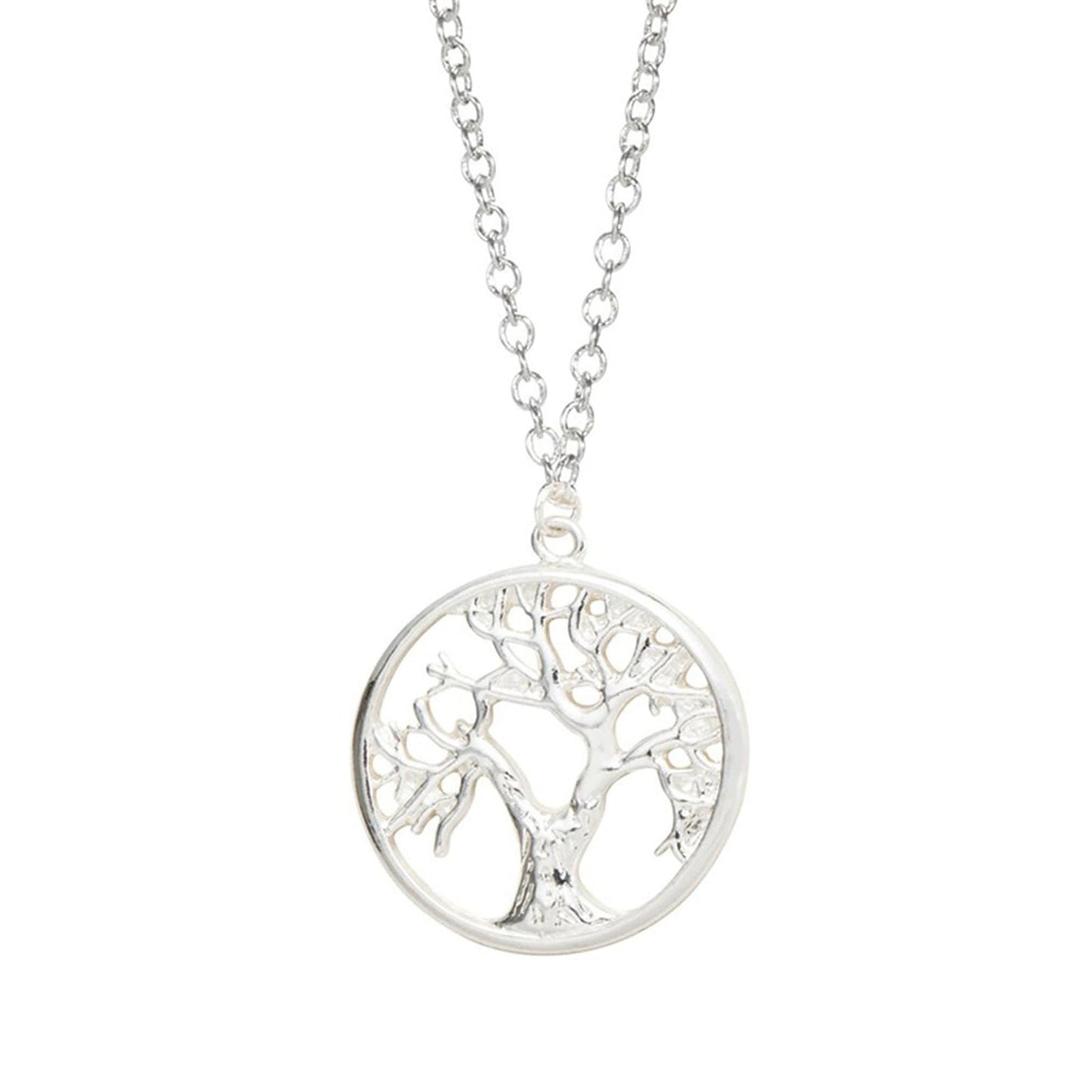 Silver Plated Tree of Life Necklace