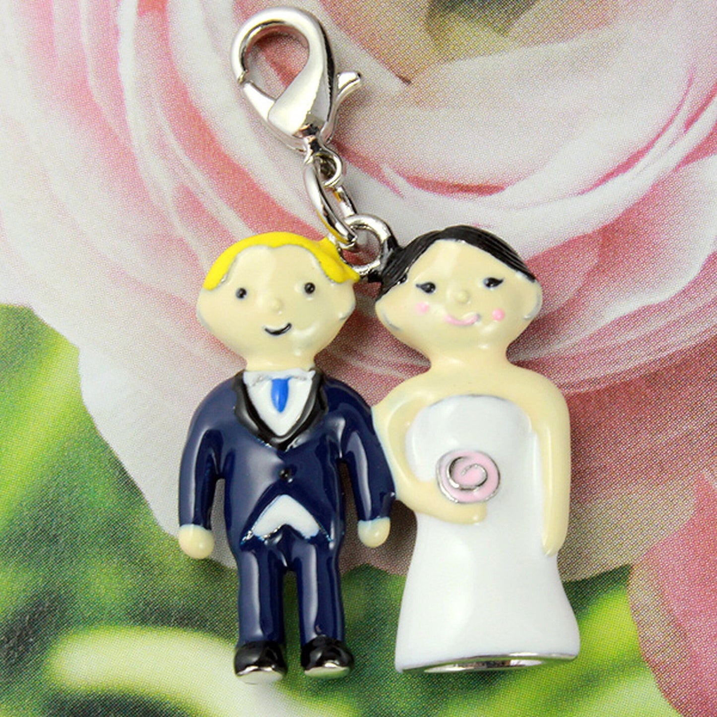 Married Couple Clip-On Bracelet Charm