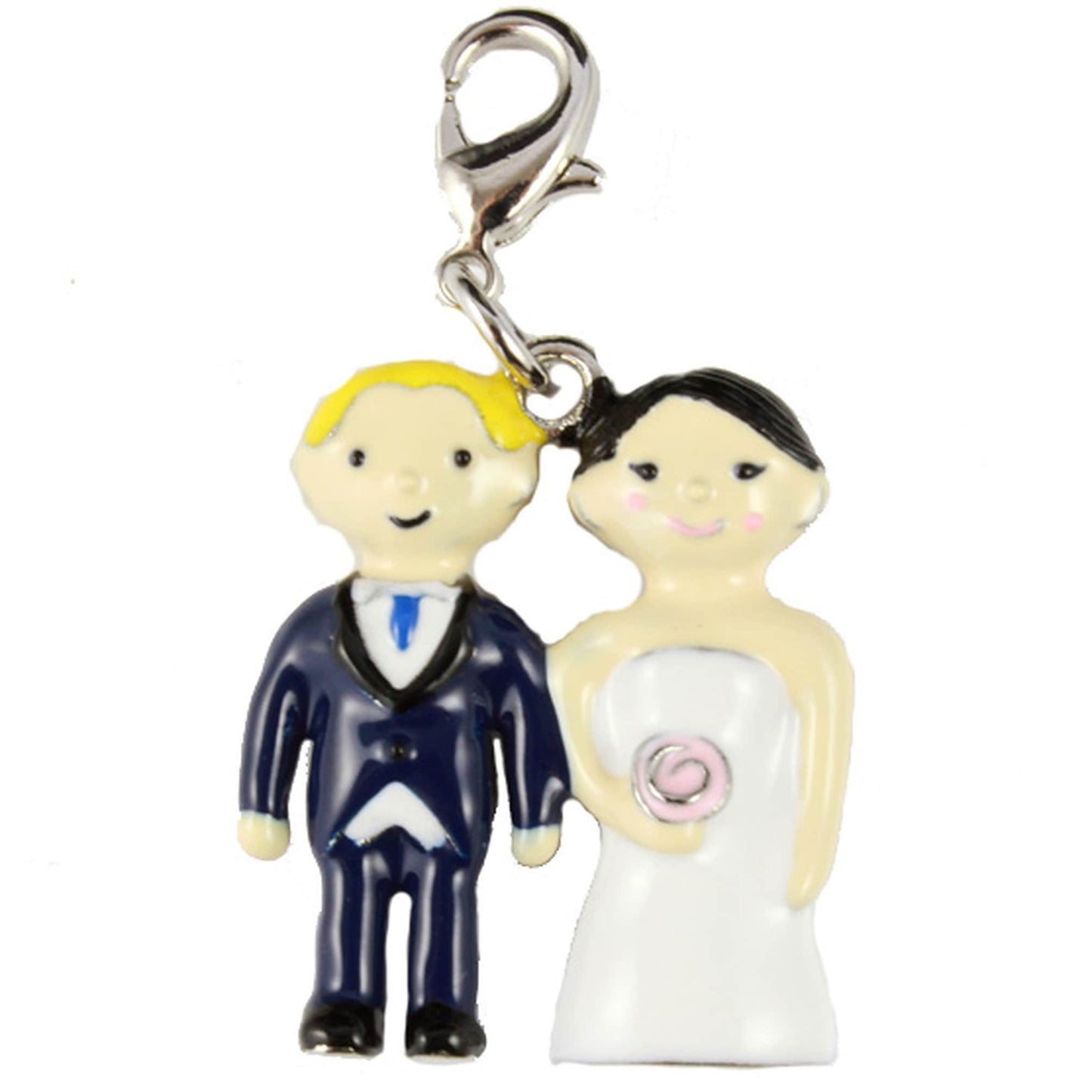 Married Couple Clip-On Bracelet Charm