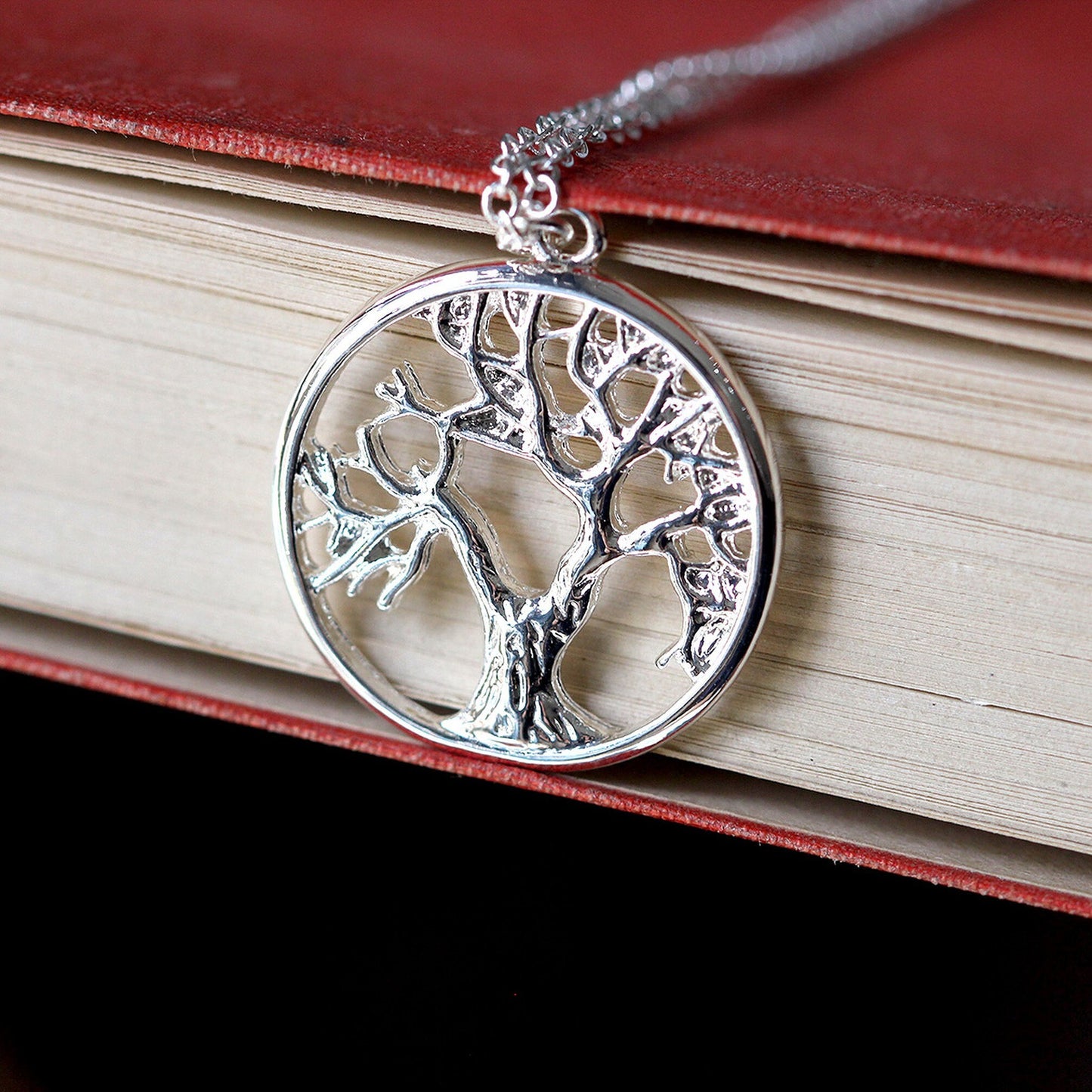 Silver Plated Tree of Life Necklace