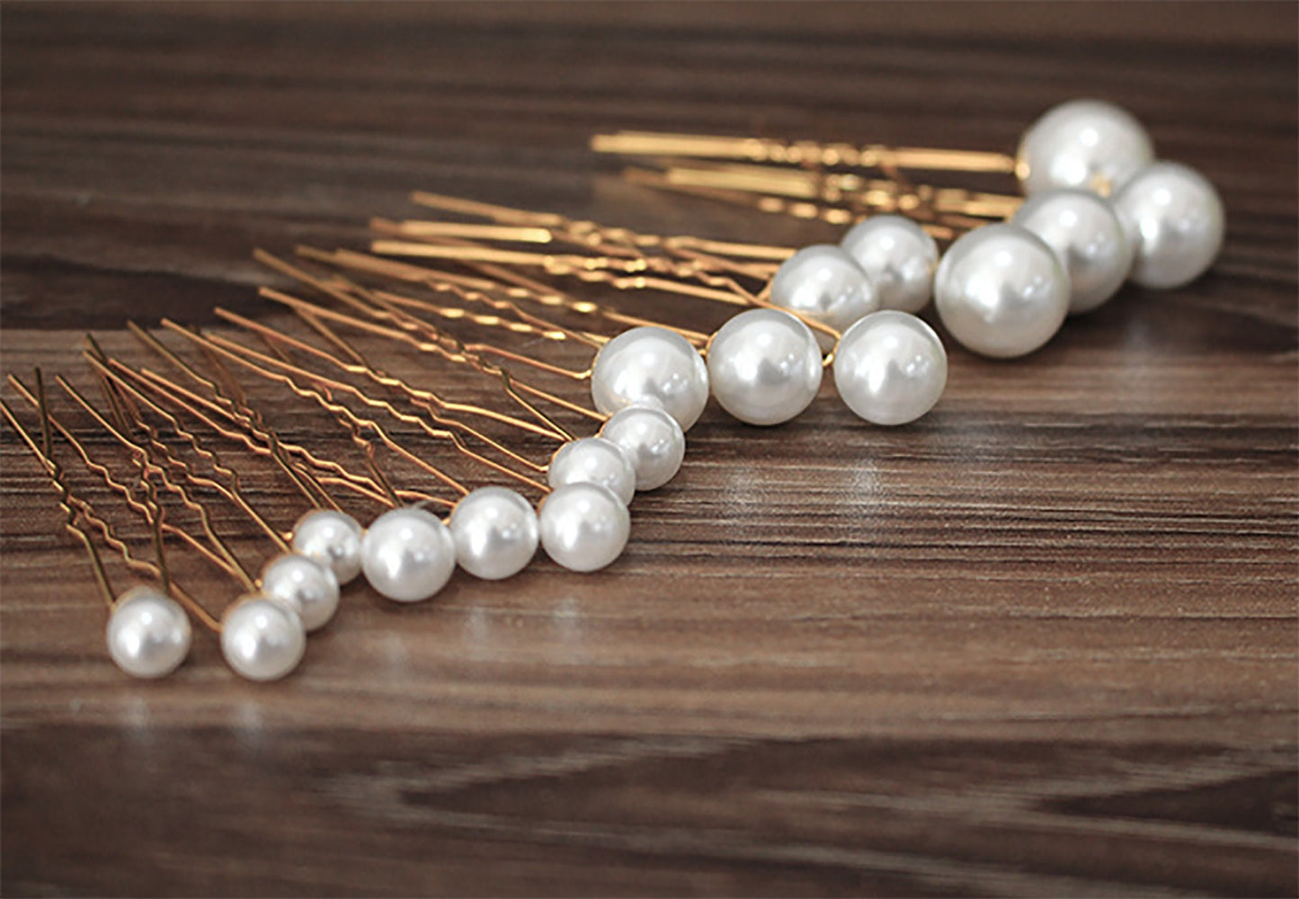 18 Luxury Pearl in Various Size Bridal Wedding Hair Pins XXL to S Wedding Hair Accessories